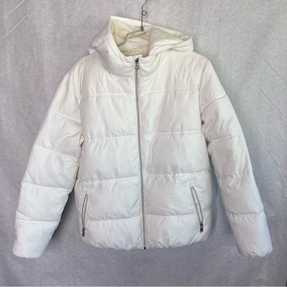 Mark Alan puffer jacket white size medium - Picture 1 of 9